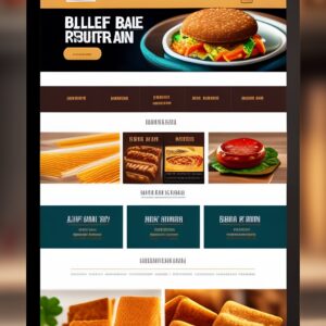 Full website landing page for a retail snack bar (2)